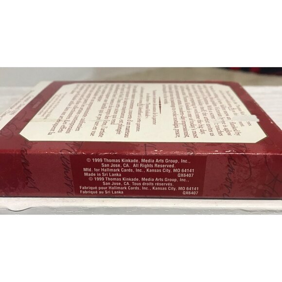 Thomas Kinkade Keepsake Ornament 1999 Victorian Christmas III Collectors Ceramic - Picture 7 of 9